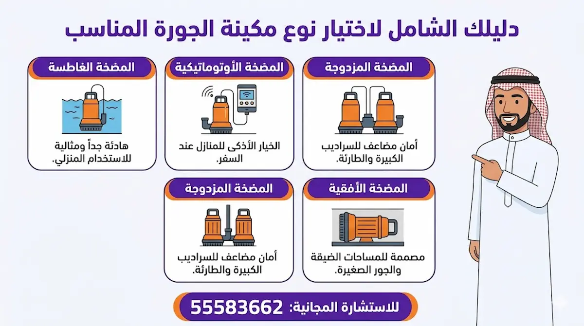 تركيب مكينة جورة