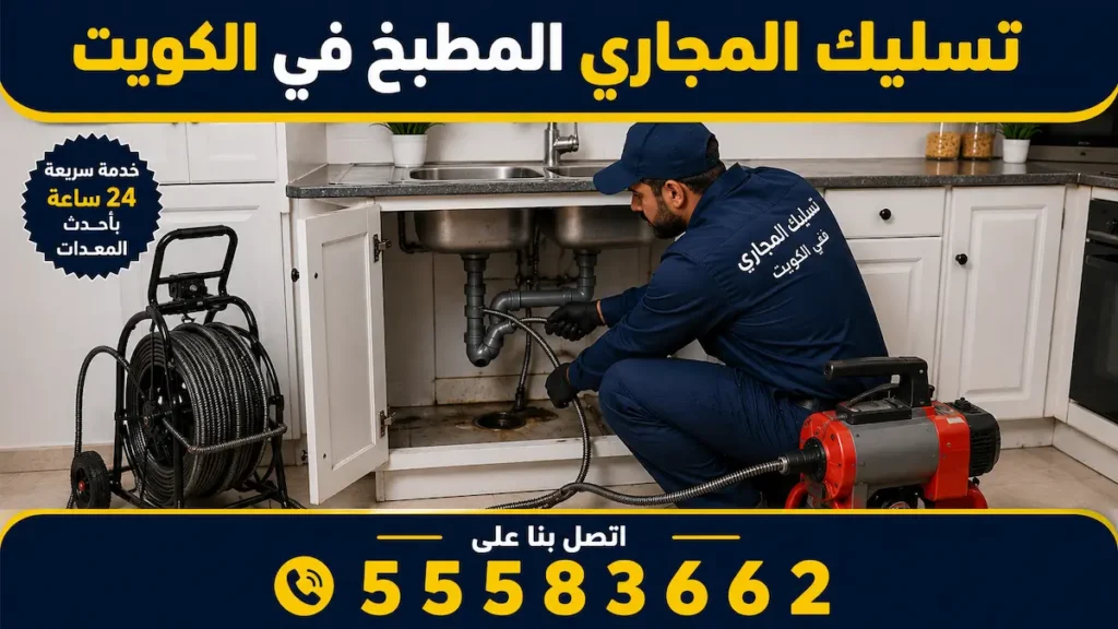 تسليك المجاري المطبخ