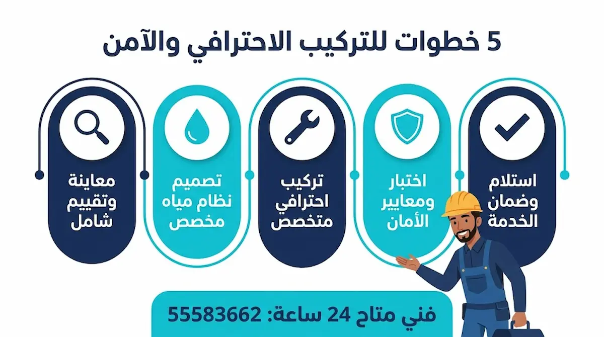 خطوات تركيب سخانات الكويت باحترافية