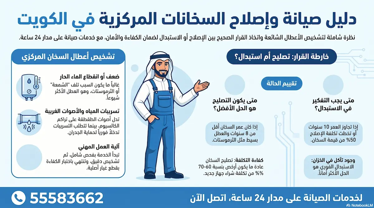 تصليح سخانات مركزيه