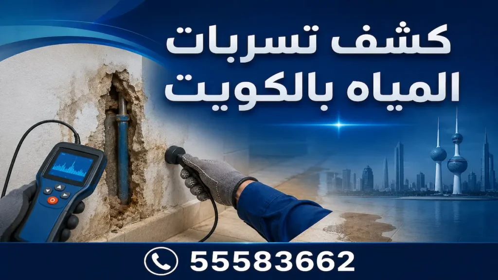 كشف تسربات المياه بالكويت