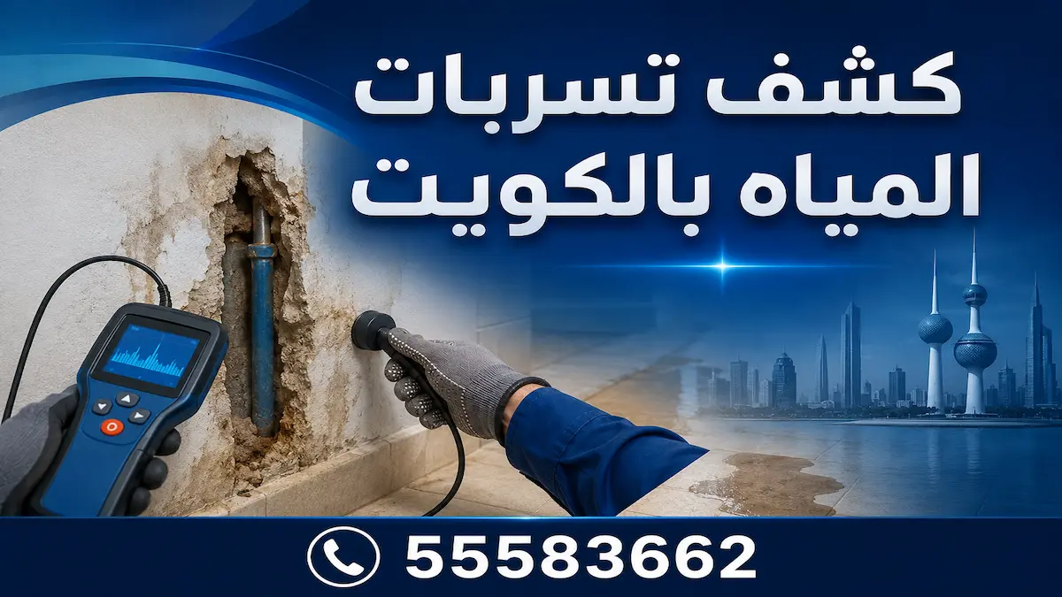 كشف تسربات المياه بالكويت
