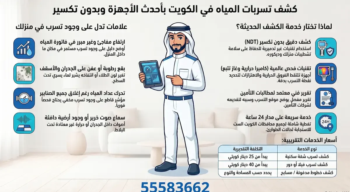 علامات وجود تسرب مياه في منزلك